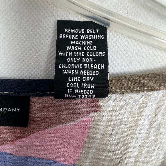 New York & Company Womens Dress Medium Shift Painter Colorful Artsy Summer Boho - Picture 3 of 10